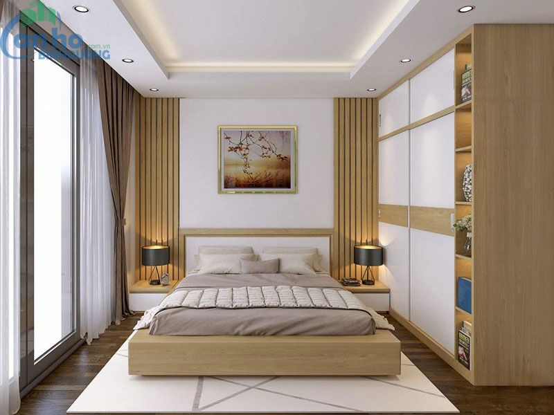 thiết kế giường ngủ căn hộ bình dương