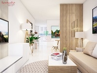 Cho thuê căn hộ tầng 8 Căn hộ Sora gardens 1. DT 103 m2, 3 PN, 2wc. Nội thất cao cấp.