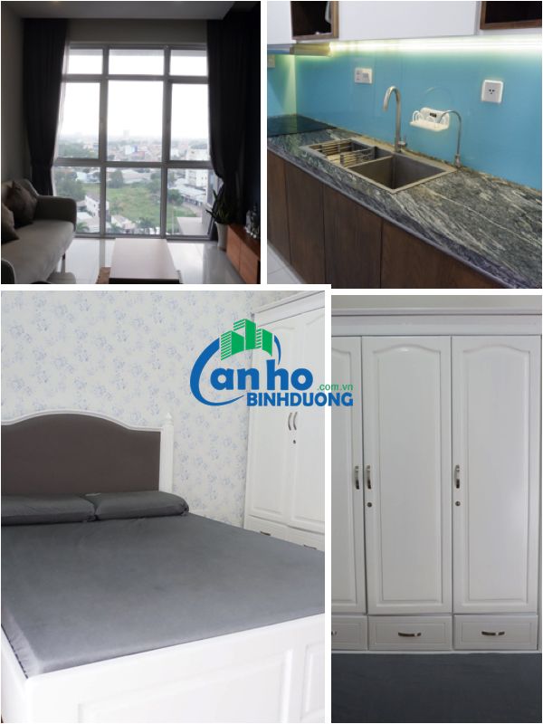 Bán căn hộ Habitat 2 phòng ngủ đầy đủ tiện nghi tại tầng 12-A1, 62 m2, view SG